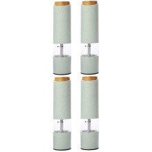 4Pièces Poivre Électriques Vert Design Soigné Batterie