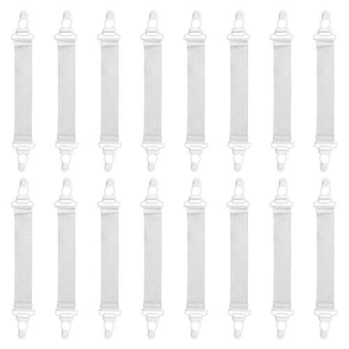 48Pièces Clips De Ajustables Blancs Pour Maison Usage