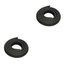 2Pièces Garde-Coin Noir En Caoutchouc Doux Pour Bébé