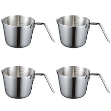 4Pièces Bols Chauffants Argentés Acier Pour Beurre
