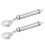 2Pièces Éplucheur Cactus Acier Long Manche Outil Cuisine Argenté 1