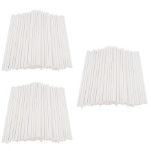300Pièces Bâtonnets Paper Cake Solides Pour Bonbons