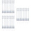 24Pièces Mini Lampadaires Gris Décor Miniature Jardin 1