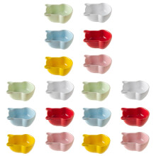 18Pièces Bols Céramique Colorés Ustensiles Sauce Pour