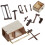 1Ensemble Meuble Outils Bois Métal Décor Maison Miniature 1