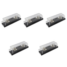 5Pièces Fuse Holder Anl Auto Bloc Distribution Protection Stable