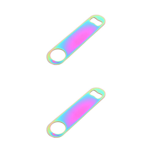 2Pièces Ouvre-Bouteille Acier Usage Bar Portable