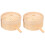 2Pièces Cuiseur Bambou Réutilisable Esthétique Sûr 1