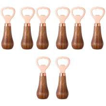 8Pièces Ouvre-Bouteilles Portable En Bois Pour Maison