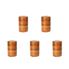 5Pièces Boîtes De Conservation En Bois Pour Marron Cadeau