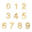 20Pièces Plaques Métal Numérotation Pour Chambre 1