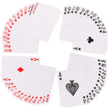 4Ensembles Cartes Poker Blanches Papier DIY Sublimation Pour Jeux