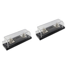 2Pièces Porte-Fusible Transparent ABS Auto Bloc 150A Protection