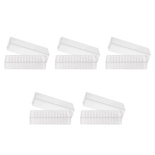 5Pièces Coffret Transparent Pour Têtes De Meulage Embouts