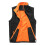 Result (M, Black/Orange) Result Mens Core Printable Soft Shell Bodywarmer 3