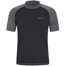 (XS, Dark Grey) Mountain Warehouse Mens UV Protection Rash Top