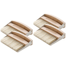 4Ensembles Petite Pelle Balai Mini Bois Clair Nettoyage Clavier
