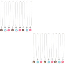 18Pièces Accessoires Colliers Donut Multicolores Confort