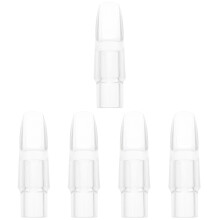 5Pièces Accessoire Saxophone Soprano Bec Transparent En ABS Durable