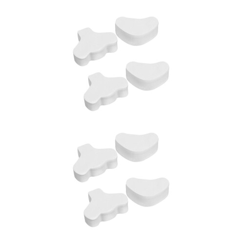 4Boîtes Tampons Coton Nettoyage T-Zone Et Menton