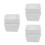 6Pièces Pots Carrés En Céramique Accessoires Maison 1