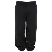 (4-6 Years, Black) Build Your Brand Childrens/Kids Fluffy Sweatpants