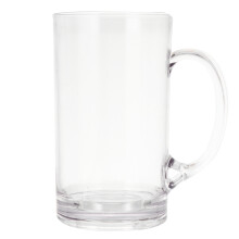 3St Stevige Drinkbeker Met Handvat Transparante Bier- En Waterglas