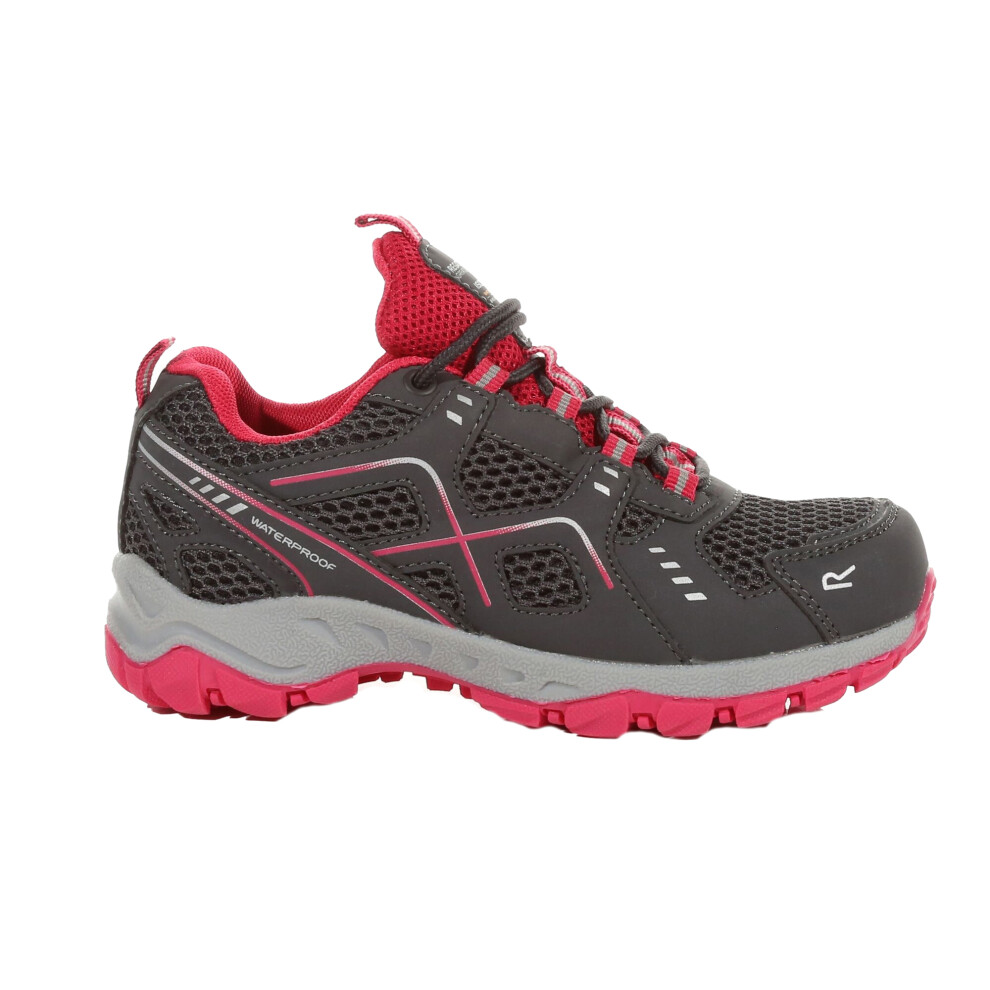 Regatta (12 Uk Child, Granite/Pink Potion) Childrens/Kids Vendeavour Walking Shoes