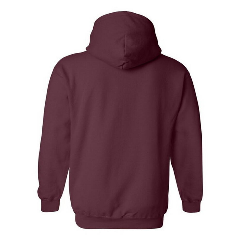 Gildan (L, Maroon) Heavy Blend Adult Unisex Hooded Sweatshirt / Hoodie
