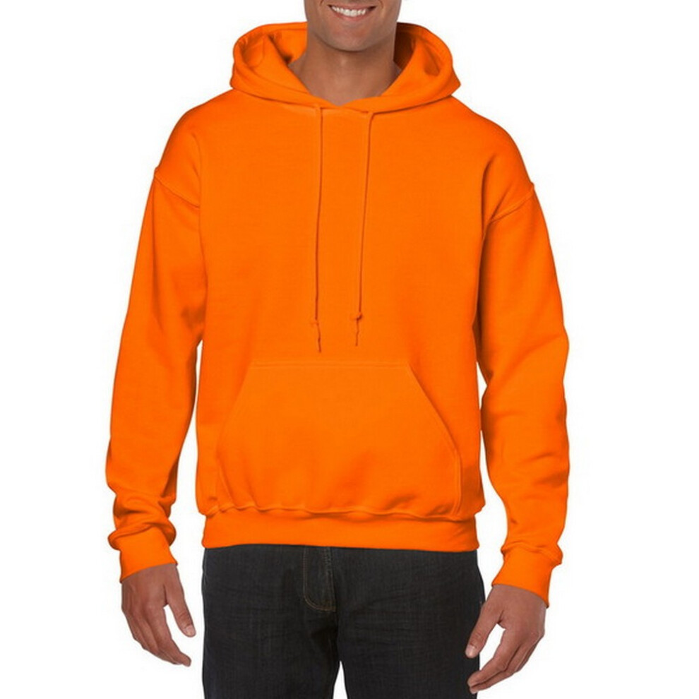 Gildan (3Xl, Safety Orange) Heavy Blend Adult Unisex Hooded Sweatshirt / Hoodie