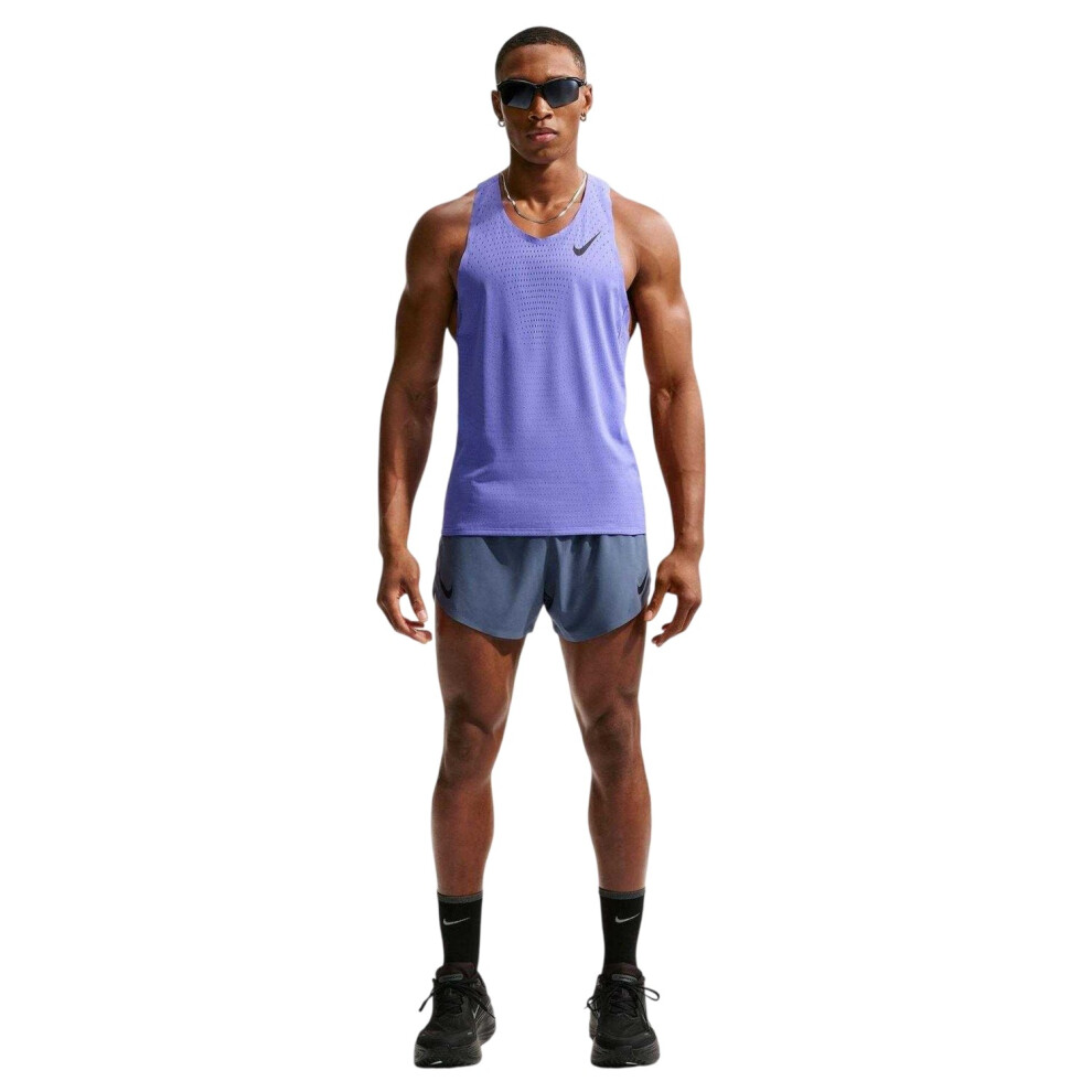 Nike (Xl, Sapphire) Mens Aero Swift Dri-Fit Vest Top