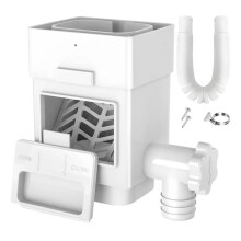 Sistema de Recolección de Agua de Lluvia, Kit Desviador de Lluvia Compatible con Bajantes Estándar de 2x3 o 3x4 Pulgadas, Desviador de Bajante