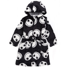 (2-3 Years, Black/White) Nightmare Before Christmas Childrens/Kids Robe