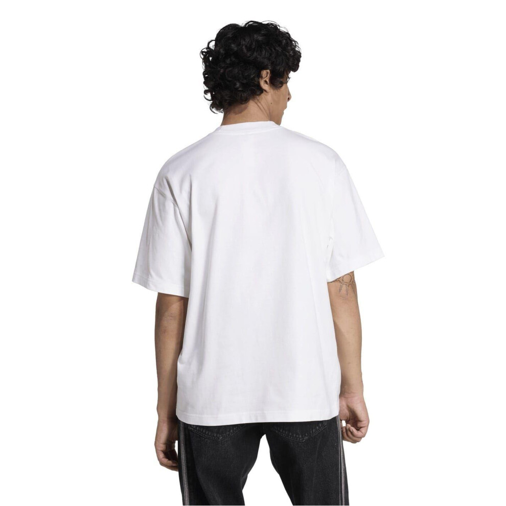 Adidas (S, White) Mens Originals Real Madrid Cf T-Shirt