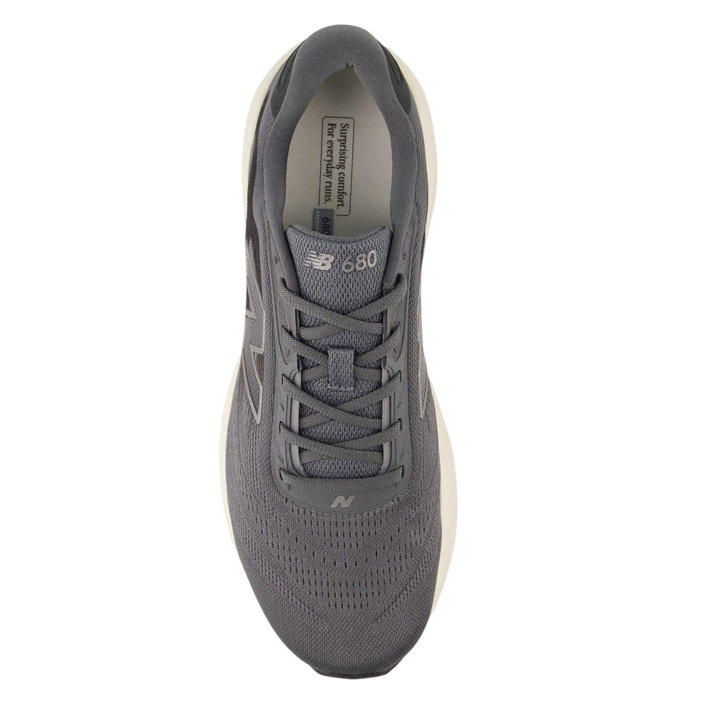 New Balance (9.5 Uk, Grey/White) Mens 680 V8 Trainers