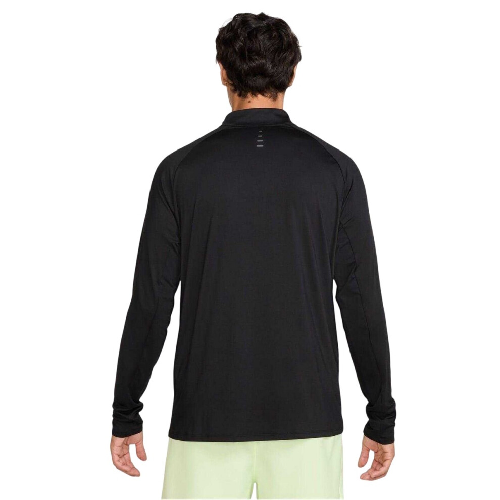 Nike (L, Black) Mens Stride Running Top