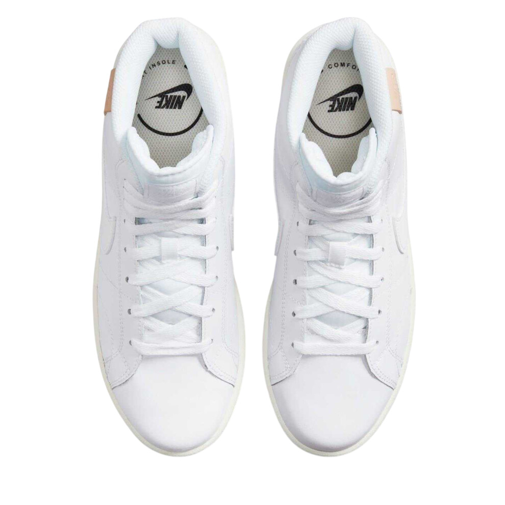 Nike (5 Uk, White) Womens/Ladies Court Royale 2 Mid Cut Trainers