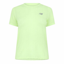 (10 UK, Green) New Balance Womens/Ladies Logo Short-Sleeved Athletic T-Shirt