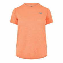 (10 UK, Orange) New Balance Womens/Ladies Logo Short-Sleeved Athletic T-Shirt