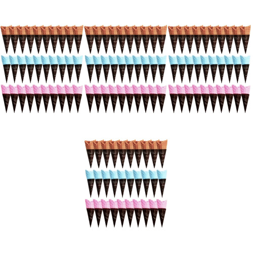 120Pièces Cornets Glace Miniatures PVC Multicolores Décor Et Loisirs 2