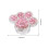 12Pièces Bouchons Spiracle Rose Stylés, Protections Universelles Auto 2