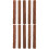 10Pièces Rouleaux De En Bois Pour Modelage Argile 5