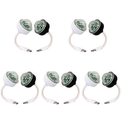 10Pièces Lumière Disco USB Compacte Pour Maison & Soirée 1