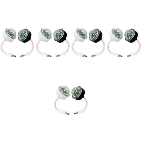 10Pièces Lumière Disco USB Compacte Pour Maison & Soirée 2