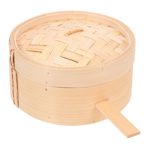 2Pièces Cuiseur Bambou Réutilisable Esthétique Sûr 1