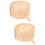2Pièces Cuiseur Bambou Réutilisable Esthétique Sûr 7