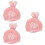 3Pièces Petits Chapeaux Peluche Rose Doux Pour Décoration 6