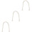 3Pièces Accessoire Argenté Pour Sac À Main Mode 5