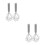 4Pièces Écrase- Ergonomique Argent En Acier Pour Cuisine 6