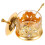 1Ensemble Boîte Condiments Métal Verre Simple Résistant 5